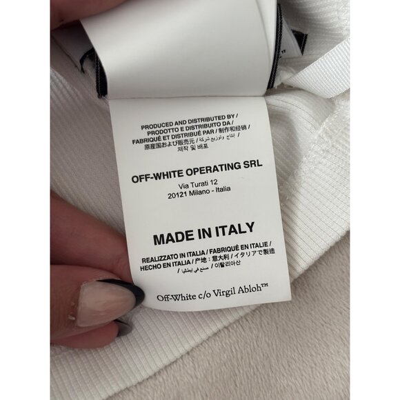 Off-White Eco-Friendly Womens Cropped T-Shirt - Picture 5 of 6